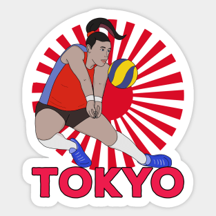 Volleyball Tokyo Sticker